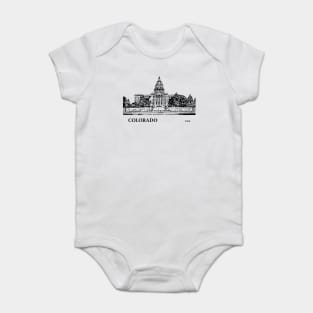 Colorado State USA Baby Bodysuit